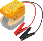 12V Jump Starter Compatible with DeWalt 20V/60V Batteries, 11AWG 1.2FT Automotive Booster Cable for 12V Car Starting (Battery Not Included, Not Made by DeWalt)