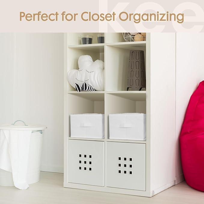 Criusia 6 Pack Large Clothes Organizer, Wardrobe Closet Organizer and Storage with Handles, Foldable Fabric Closet Organizers