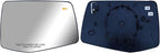 Replacement Passenger Right Side Mirror Glass Heated with BLIS(BLind Spot Light) and Back Plate for Chevrolet Silverado GMC Sierra from 2019 to 2023