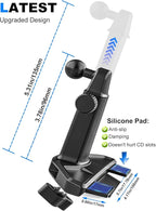 CD Slot Car Mount for iPad & iPhone, Height Adjustable CD Player Tablet Holder for Car, Truck, Compatible with 4-13" iPad Pro 12.9 Air Mini, Galaxy Tab, iPhone16 15, Z Fold 6 5