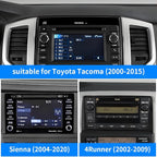 Car Phone Mount Holder For Toyota Tacoma 2000-2015，Sienna 2004-2020，4Runner 2002-2009 Auto Accessories Navigation Bracket Interior CD Slot Mount Screen Decoration dash board Mobile Cell Phone case