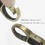 Key Chain Quick Release Spring 2 Pack with 4 Key Rings Heavy Duty Keychain Organizer for Men and Women