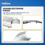 Right Rearview Mirror Cover Bracket, Compatible with Tesla Model 3 2017-2024, Side Mirror Base Cover Replacement Part, Suitable for Tesla Model 3 Accessories（Chrome）