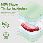 [2025 Upgraded]Moretoes Vacuum Sealer Bags, 30 Gallon 11"x 16"and 70 Quart 8"x 12"and 50Pint 6"x 10"Food Saver Bags BPA Free,