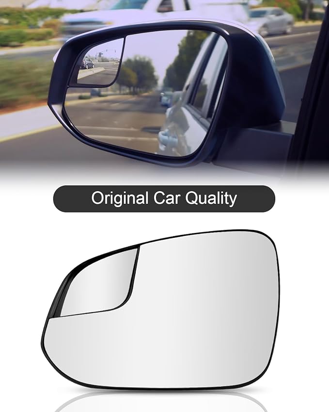 Driver Side Mirror with Power Heated Blind Spot Fit for Toyota Rav4 2016-2018 Toyota 4Runner 2014-2020, Left Side Rear View Mirror Replace 87961-42D20 8796142D10 879610R210 879610R220