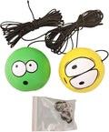 Tennis Garage Parking Aid with Lanyard 8 Pcs Garage Tennis Parking Aid 7cm Hanging Ball 4m Elastic Rope PU Foam Car Sign Decoration General Ornament(ColorD)