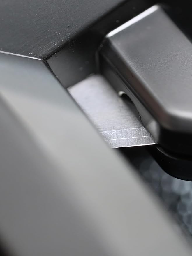 Window Breaker Seatbelt Cutter for Car Tungsten-Titanium – Shatters Double-Layer Laminated Glass, 90HRA Alloy Tip, All-Metal 
