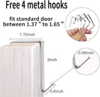 2 Pack Extra Large Hanging Over Door Shoe Organizers,closet shoe organizer shoe rack organizer shoe storage,12+6 Crytal Pocke