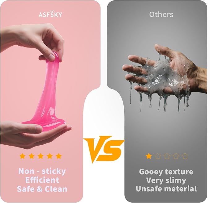 ASFSKY Car Cleaning Gel (Fruit aroma) Cleaning Putty Universal Dust Cleaning Car Interior Cleaner Keyboard Dust Remover Car S