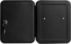 Jssmst Lock Keyboxes Wall Mount Security Key Storage Box, Locking Key Cabinet Wall Mount with 24 Key Hooks & Tags Key Labels,