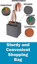 Reusable Grocery Bags for Heavy Duty,Tote Bags Bulk,Foldable Shopping Bags,Utility Multipurpose Tote