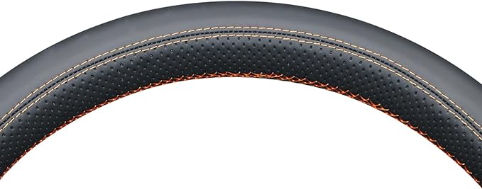 MEWANT DIY Stitching 3D Style Steering Wheel Cover Wrap for Tesla Model 3 Highland 2023-2025/Model Y 2025 Highland for Tesla Model 3/Model Y Accessories(3D Style)