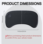 Foldable Car Tray for Tesla Model Y 3, Car Desk Steering Wheel Tray, Foldable Car Table Tray, Foldable Desk Food Tray for Eating and Traveling