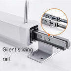 Pull Out Clothes Rail,Extendable Clothes Hanger Rail,Organizer Rack for Depth 14In/18In Wardrobe-White,35.6cm/14inch