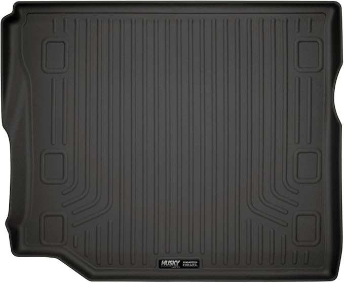 Husky Liners Weatherbeater Cargo Liner | Fits 2018-2025 Jeep Wrangler JK/JL 4-Door with Leather Seats & Subwoofer (Excludes 4XE Hybrid) | Cargo, 1-pc. Black - 20741