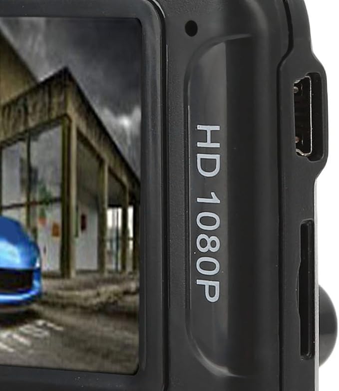 Dash Cam Front, 1.6in Screen 1080P Motion Detection Sensor Car Driving Recorder, 32G SD Card Voice Recording Wide Angle Car Camera Recorder with Car Charger, Holder for Parking Assistance, Accident