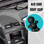 Little Joe 96405-6PK Black Velvet Scent Car Air Freshener Vent Clip, Fights Odors for up to 45 Days, Long-Lasting Freshness, 