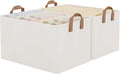 StorageWorks Fabric Storage Bins, Extra Large Storage Baskets for Shelves, Closet Organizers and Storage Bins with Metal Fram