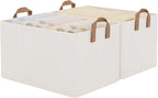 StorageWorks Fabric Storage Bins, Extra Large Storage Baskets for Shelves, Closet Organizers and Storage Bins with Metal Fram