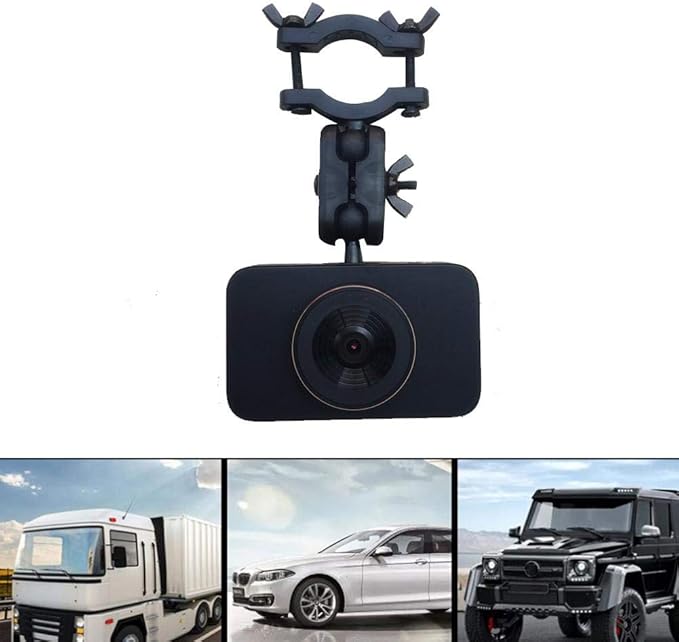 ASHATA Universal Dash Cam Mirror Mount, Dash Cam Mount Holder Car Rearview Mirror Camera Driving Recorder Bracket Support Kit Support 360 Degree Rotating, Easy Removal