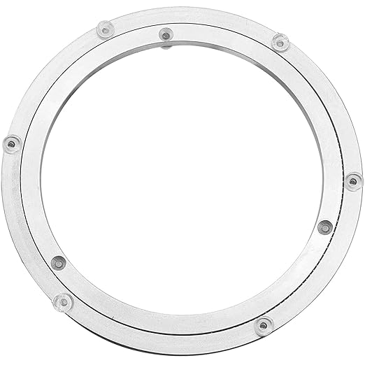 Aluminium Alloy Turntable Bearing, Heavy Duty Swivel Turntable Lazy Susan Rotating Bearing Turntable Round Dining Table Smoot