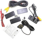 PolarLander Car Rear View Camera 2In1 Design Camera Parking Sensor Kit Auto Reversing Rearview Backup Parking Radar 170 Degre