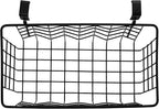 AVLA 2 Pack Over The Cabinet Door Organizer, Grid Storage Baskets with Hooks, Metal Wall Hanging Basket Holder Rack, Wire Kit