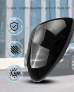 Right Passenger Side View Mirror Cover Cap Trim Shell Fits for Chevrolet Chevy Cruze 2017 2018 2019, ABS Side Mirror Cap Replacement