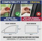 XCBYT Car Window Shades - 4 Pcs Car Privacy Curtains - 100% Block Light Car Window Covers - Magnetic Side Window Sun Shade Keeps Cooler for Breastfeeding, Taking a nap, Changing Clothes, Camping
