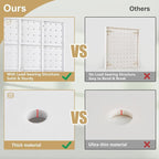 FZK Peg Board,Pegboard 32''*32'', White Pegboard 4pcs and 33 Accessories, Pegboard Wall Organizer, Peg Boards, Peg Boards for