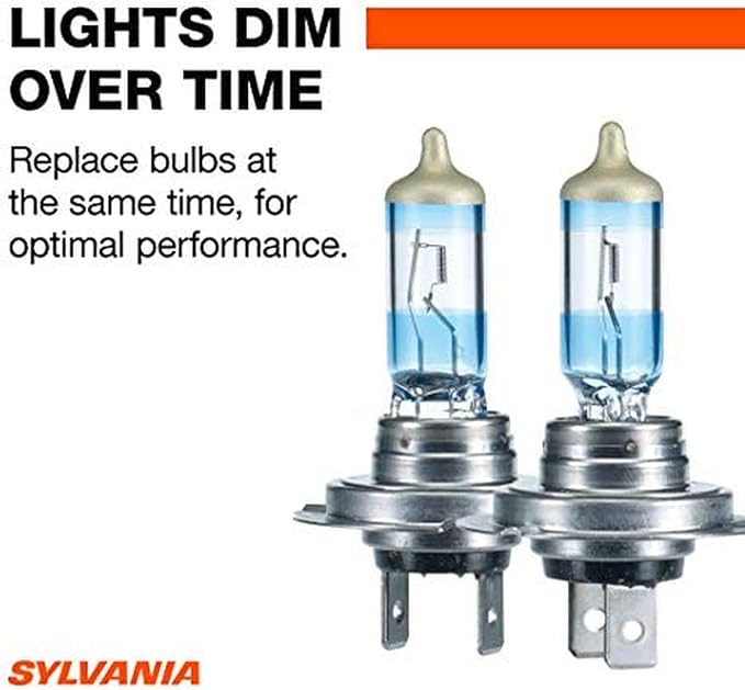 SYLVANIA - H7 SilverStar Ultra plus Free Installation Gloves - High Performance Halogen Headlight Bulb, High Beam, Low Beam, 