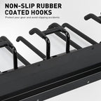 ELEAD 9-Pairs Heavy Duty Garage Tool Organizer Wall Mount Hooks, 48 Inches 730 lbs Garden Tool Organizer with Adjustable Hook