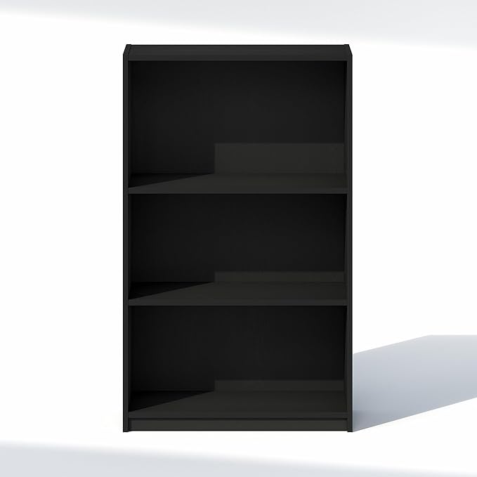 Furinno Reed Closet Organizers and Storage, 3-Tier Closet Organizer, Open Shelf Closet Storage, for Wardrobe, Bedroom, Living