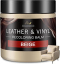 Leather Recoloring Balm and Leather Repair Kit for Furniture, Beige Leather Dye for Couches, Car Seats, Leather Paint & Stain
