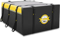 Sailnovo Car Rooftop Cargo Carrier Bag 20 Cubic, PVC Vehicle Soft-Shell Car Top Carrier for Cars with/Without Roof Rack, Waterproof Roof Bag Includes Anti-Slip Mat,10 Reinforced Straps, Yellow