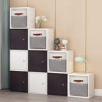Kntiwiwo Fabric Storage Cubes 10.5”x10.5”x11” Cube Storage Bins for Closet Organizers and Storage Shelves Foldable Storage Bi
