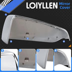 Passenger Side Mirror Cover Replacement for Chevrolet Equinox 2018 2019 2020 2021 2022 2023, for GMC Terrain 2018-2023 - Right Side Mirror Covers, Rear View Mirrors Cap Accessories Chrome