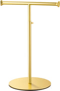 niffgaff T Bar Purse Display Stand Tabletop: Adjustable Height Handbag Holder, Countertop Hanging Rack for Long Necklace Scar