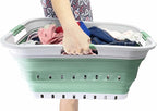 SAMMART 42L (11 gallon) Collapsible Plastic Laundry Basket - Foldable Pop Up Storage Container/Organizer - Portable Basket - 