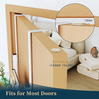 Consumest Over The Door Hooks Organizer - 4 Tier Door Coat Rack with 3 Baskets and 12 Hooks, Stainless Steel Towel Hanger for