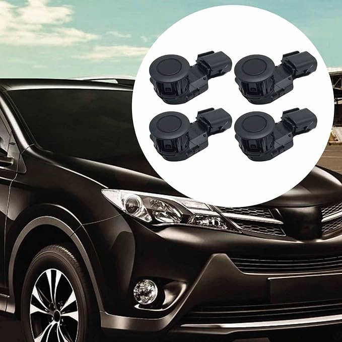 1 or 4Pcs 89341-0C010 Reverse Backup Parking Assist Sensor Replacement for Toyota RAV4 2014-2018, Replacement for Tacoma 2015-2022, Tundra 2014-2021 Replace 89341-0C020 (4)