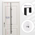 SWTYMIKI Over Door Hat Rack - 3 Packs Metal Hanging Hat Organizer with 12 Hooks Design, Baseball Cap Hanger Organizer Storage