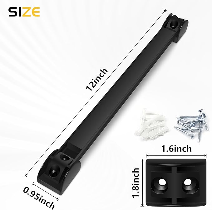 DGSL Magnetic Tool Holder Strip 4 Pack, 12 In Heavy Duty Tool Organizer Magnetic Strip, Tool Magnet Bar For Garage Tool Organ