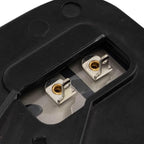 TRQ Right Upper Mirror Glass Heated Convex Snap On Compatible with 2015-2020 Ford F-150 2017-2022 Ford F-250 Super Duty F-350