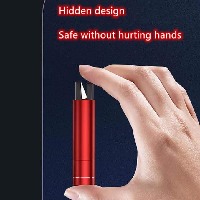 HHXS Car Glass Breaker and Seatbelt Cutter 4 Pack,Car Window Breaker Tool, Car Safety Hammer Escape Hammer with Tempered Glas
