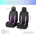 4PCS Cooling Car Seat Covers,Breathable Front Seat Covers with Mesh Construction and Foam Padding,Car Seat Protector to Reduc