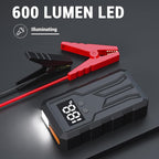 Jump Starter 4000A Peak, Portable Car Battery Jump Starter for 9L Gas 8L Diesel Engines, Power Pack with LED Flashlight, USB