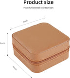 KElofoN Travel jewelry case Travel jewelry box Travel Jewelry Organizer Small Jewelry Organizer Box for Girls Women with Mirr