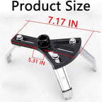 Osilly Car Fuel Pump Removal Tool, Adjustable Fuel Lid Tank Cover Collar Ring Spanner, Auto Fuel Pump Lock Ring Removal and R