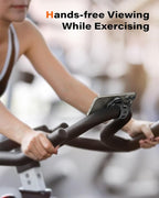 A2C Gym Fitness Phone Mount for MagSafe - 17 N54 Strong Magnets Stable and Secure Phone Mount with Adjustable Strap, 3-in-1 Mount for Gym Equipment, Stroller, Treadmill, Peloton Exercise Bikes